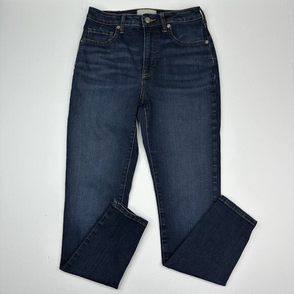 Everlane Women’s Blue The Curvy High-Rise Skinny‎ Minimalist Jean W28/L27.25 - Picture 1 of 14
